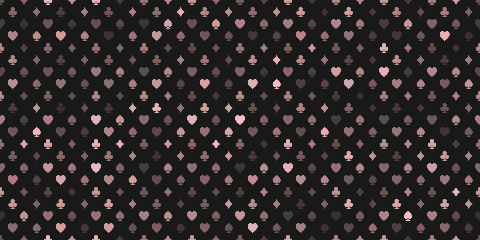 Background with icons of playings cards vector