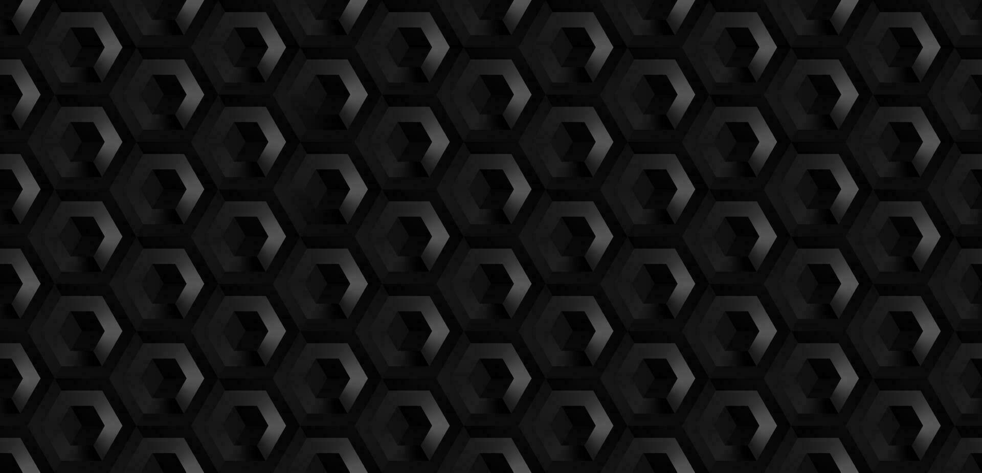 Abstract hexagonal geometric pattern background vector