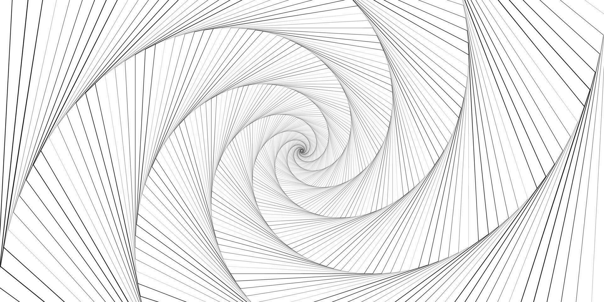 Abstract background with spiral. Monochrome texture. Vector illustration.