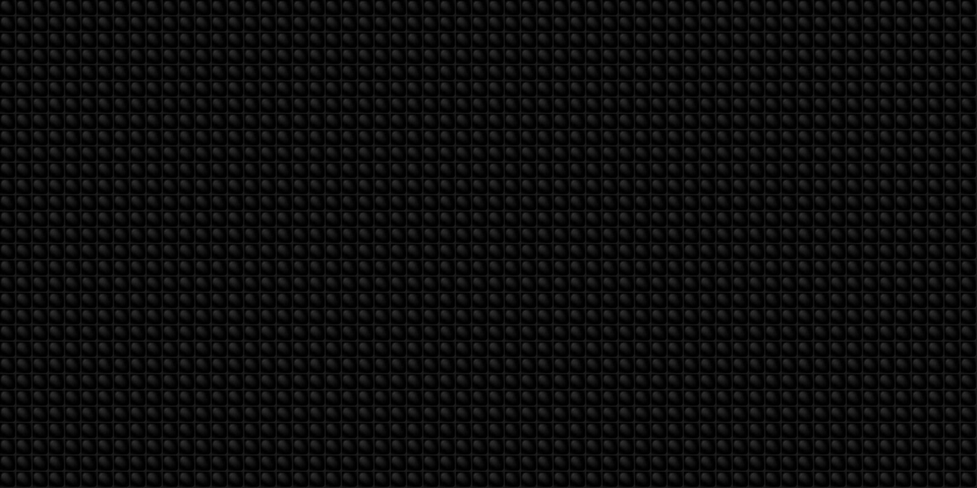 Dark black Geometric grid Carbon fiber background Modern dark abstract seamless texture vector