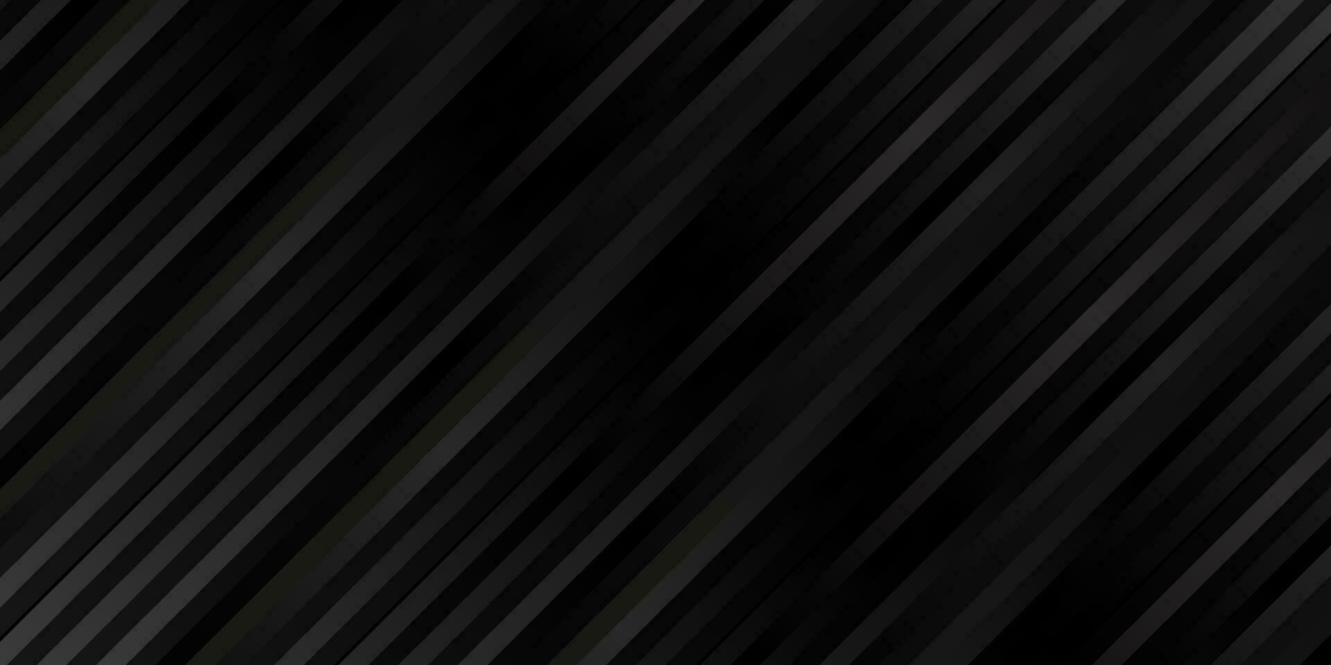 Monochrome black and white diagonal stripes background vector