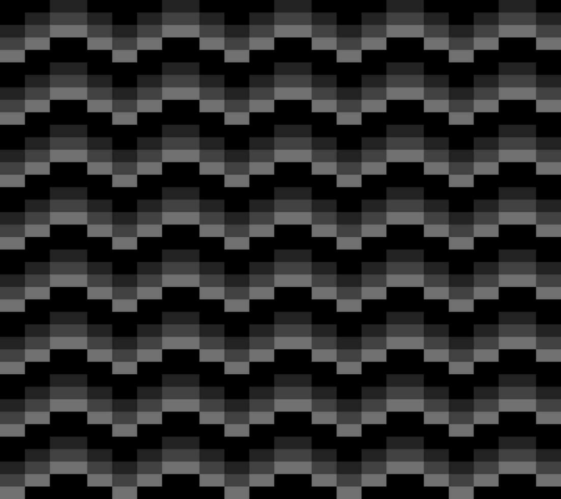 Monochrome geometric grid Pixel Art background Modern black and white abstract mosaic texture vector