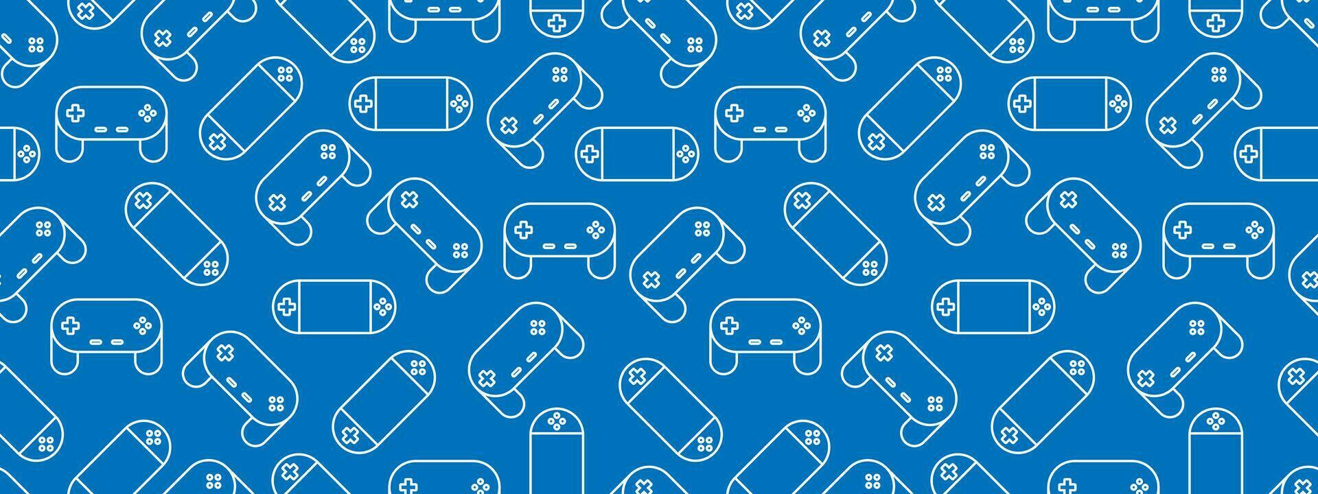 Gamepad Video game controller background vector