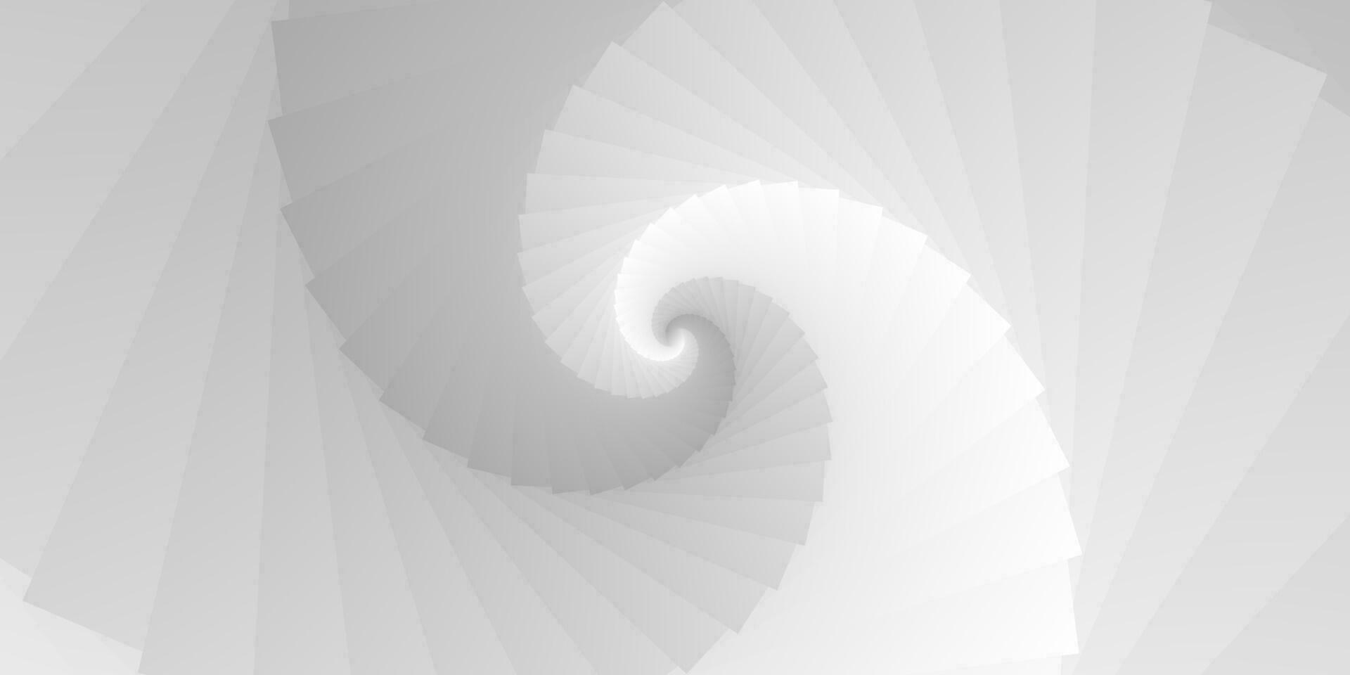 Abstract background with spiral. Monochrome texture. Vector illustration