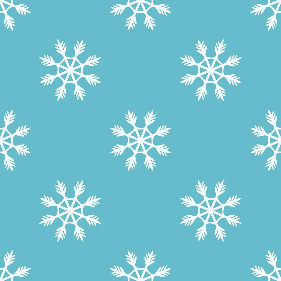 Seamless texture pattern with snowflakes vector