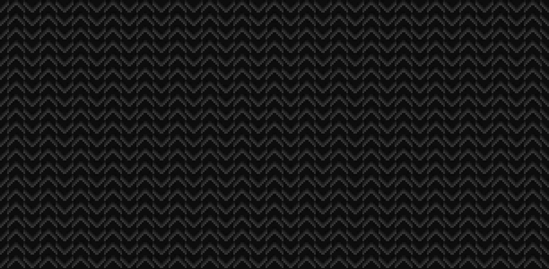 Abstract chevron striped pattern seamless texture Monochrome background Geometric Illustration Pixel art style vector