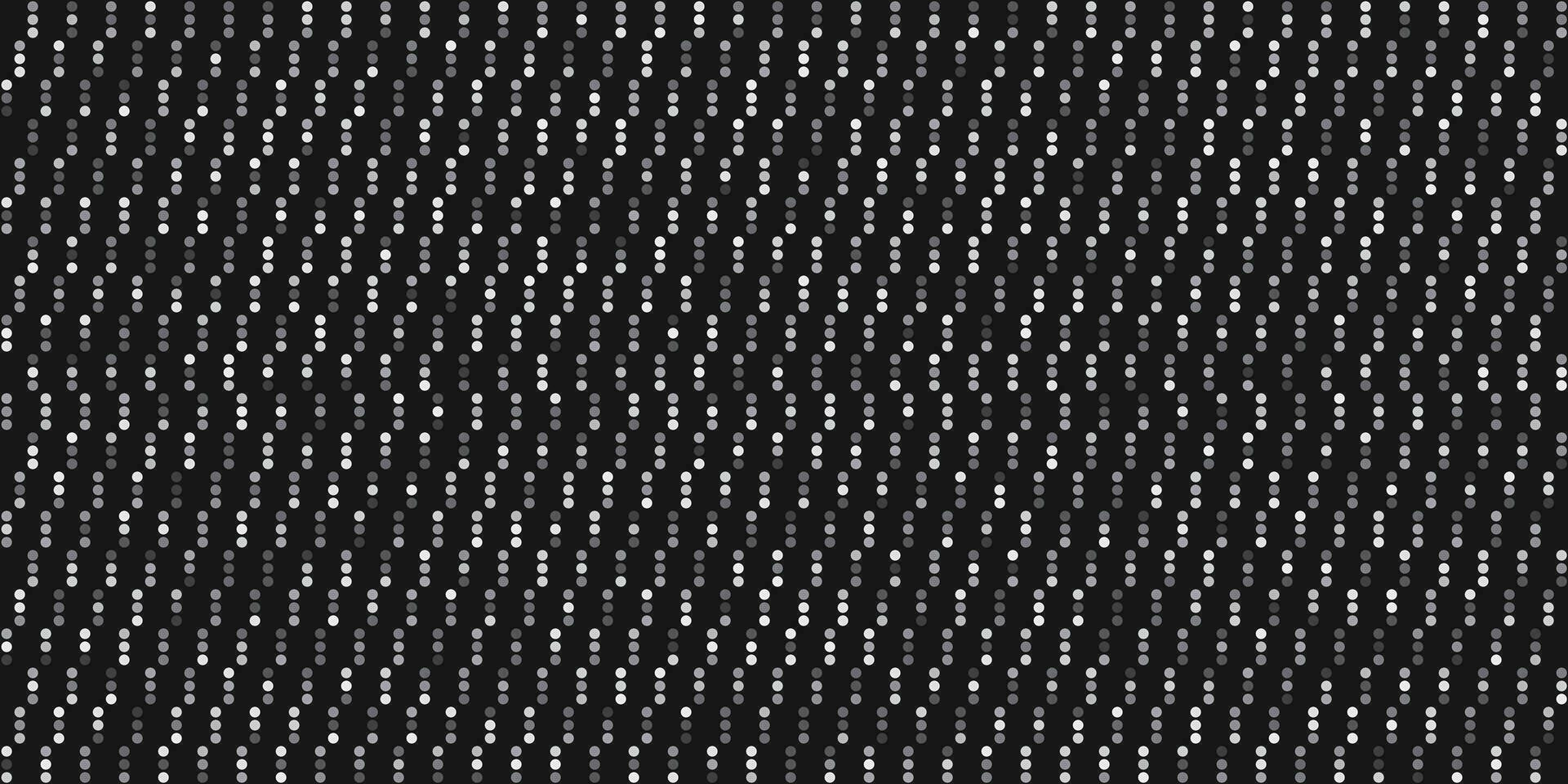 Black and white abstract background Polka dot pattern vector