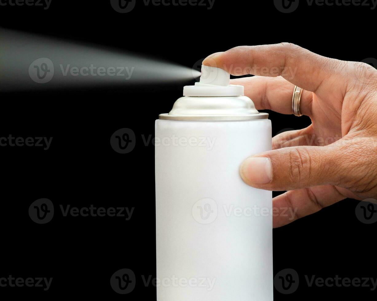 white color spray bottle photo