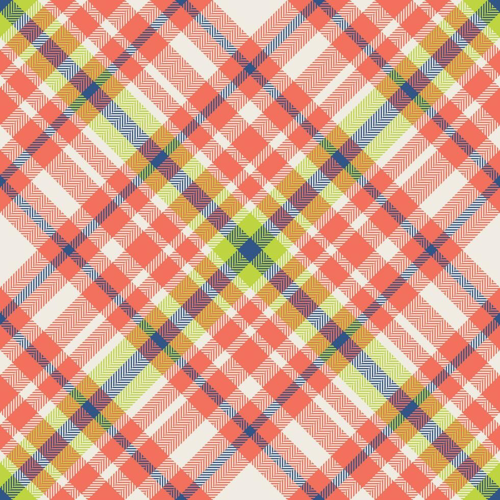 Plaid pattern vector. Check fabric texture. Seamless textile design for clothes, paper print. vector