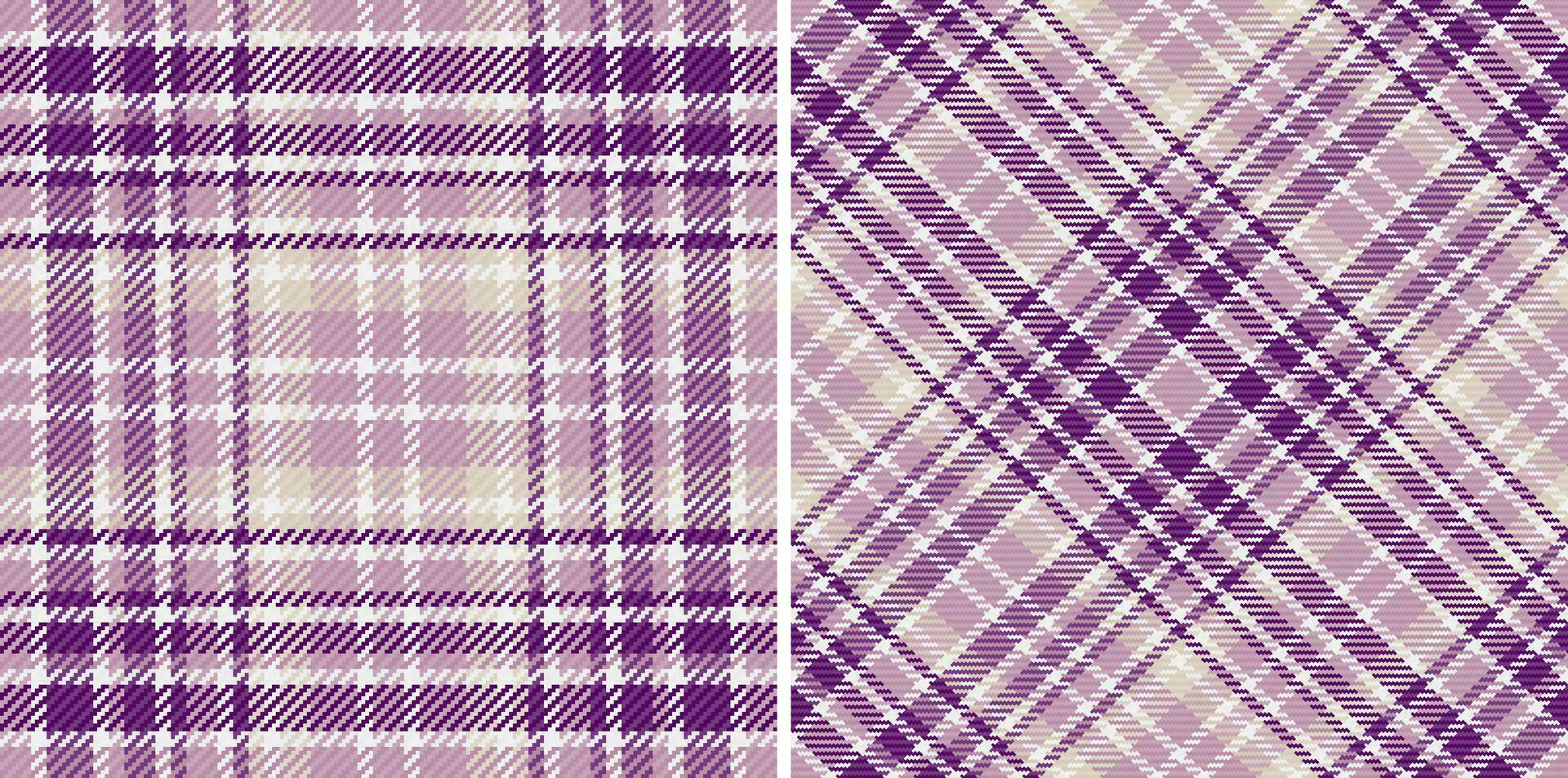 Vector textile fabric of plaid pattern tartan with a texture background seamless check.