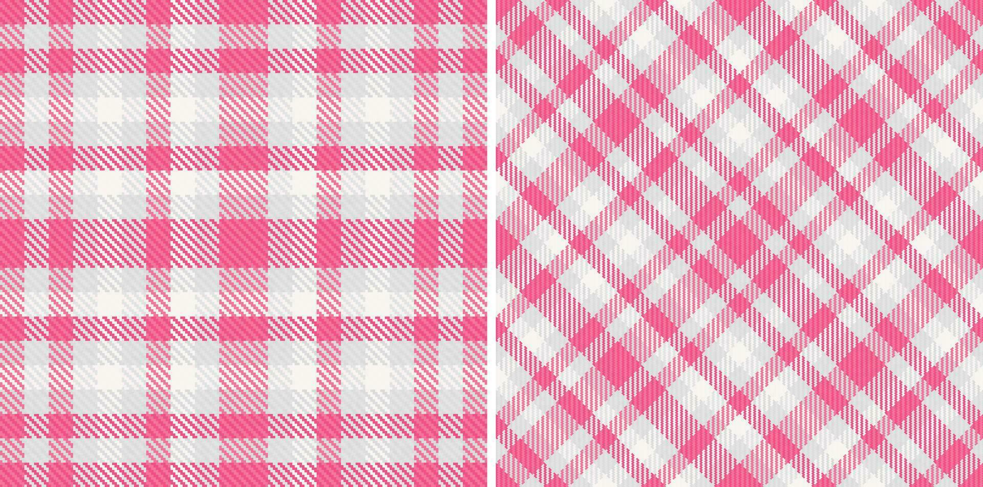 Texture plaid background of textile tartan seamless with a pattern check fabric vector. vector