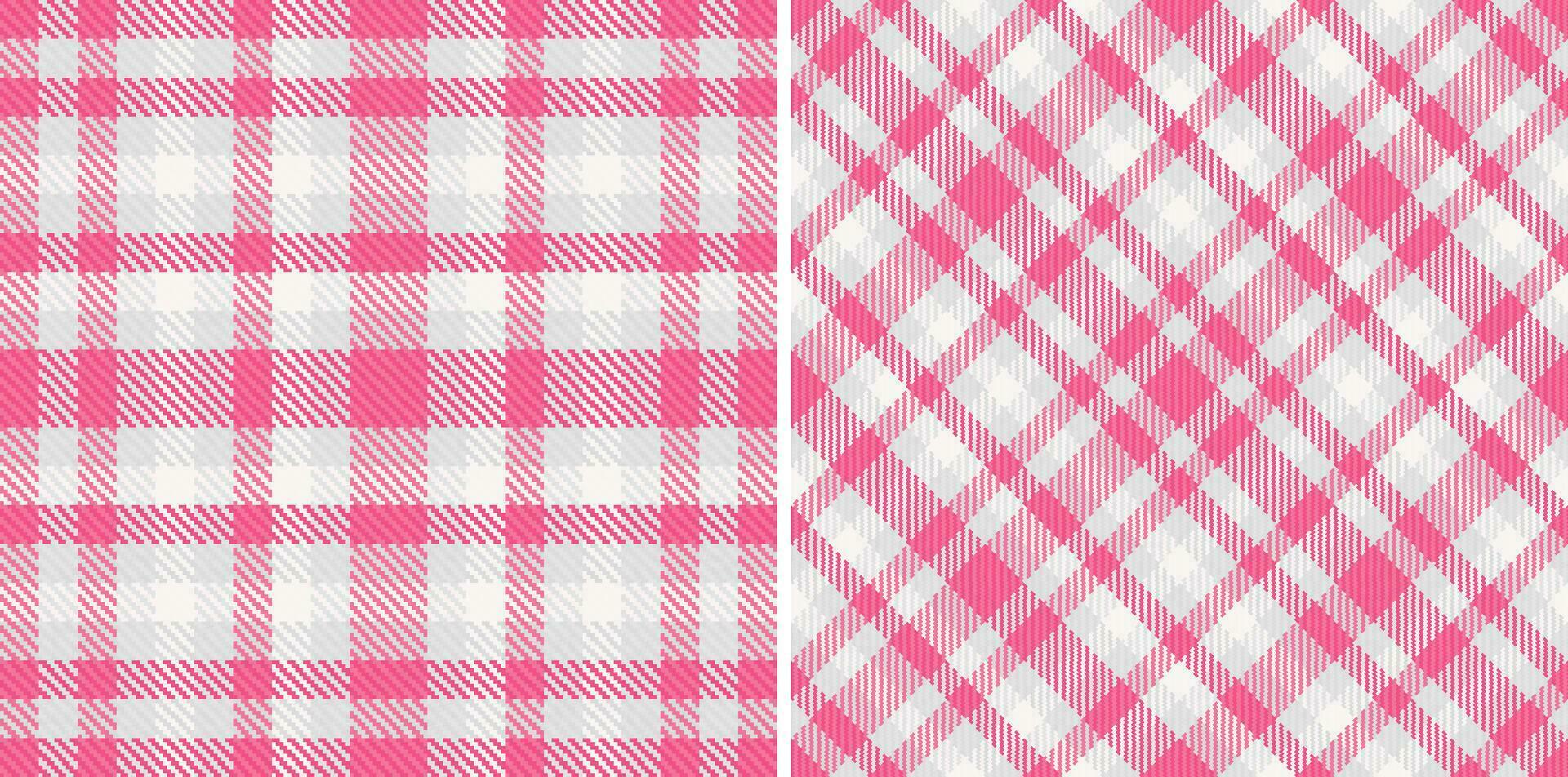 Texture plaid background of textile tartan seamless with a pattern check fabric vector. vector