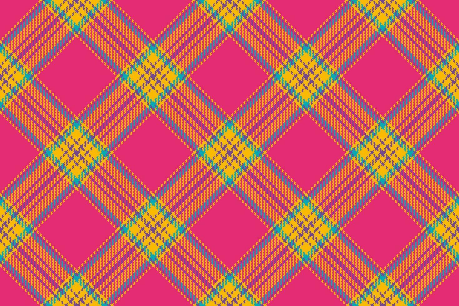 Tartan seamless check of pattern vector texture with a textile plaid background fabric.