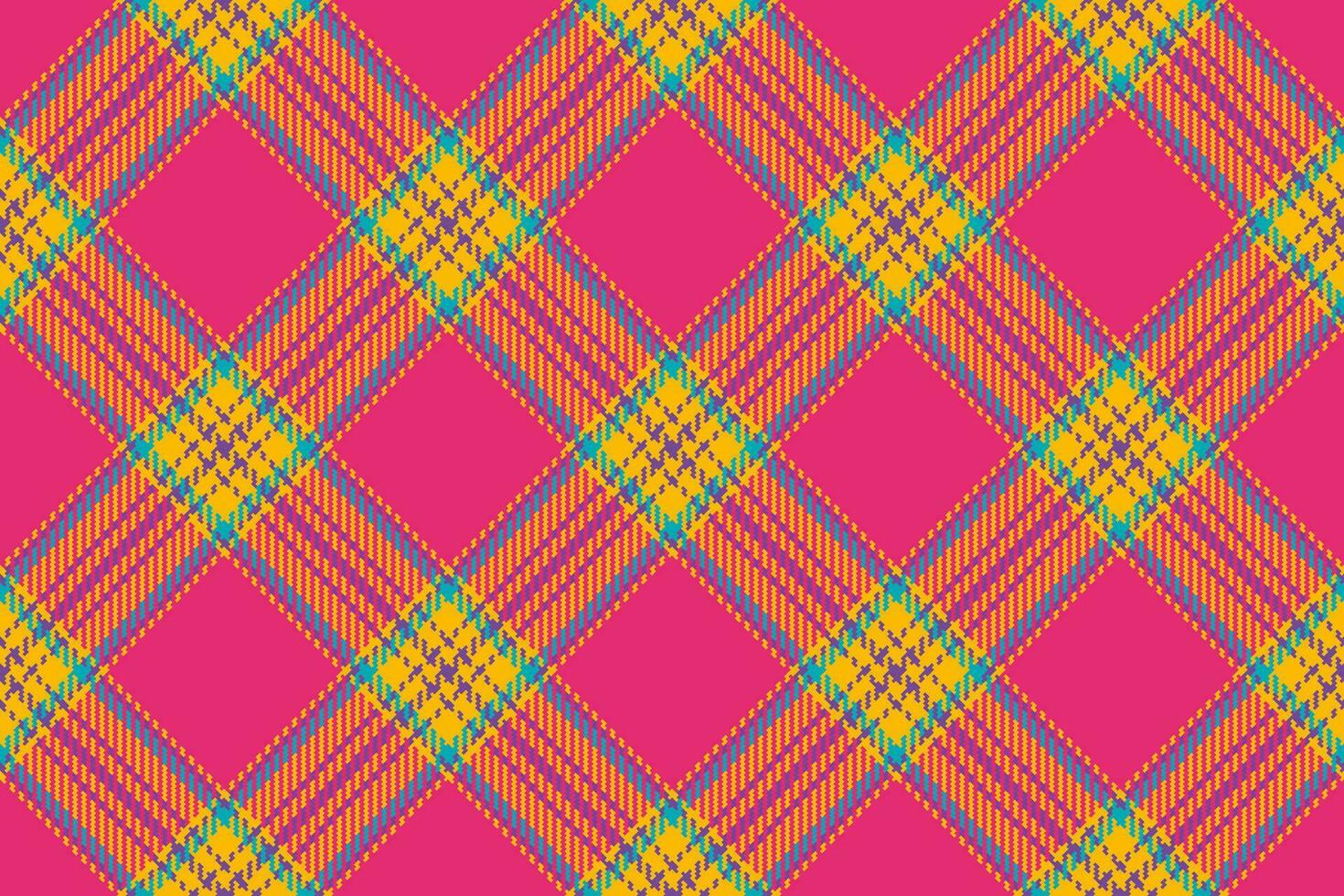 Tartan seamless check of pattern vector texture with a textile plaid background fabric.