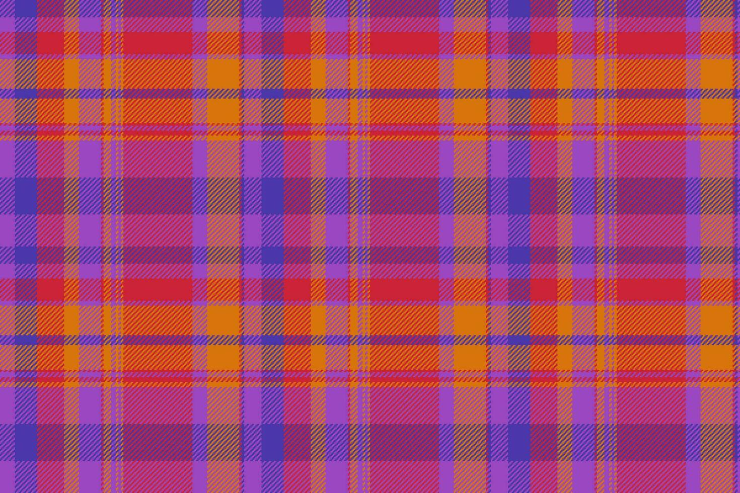 Textile background tartan of vector seamless plaid with a check pattern fabric texture.