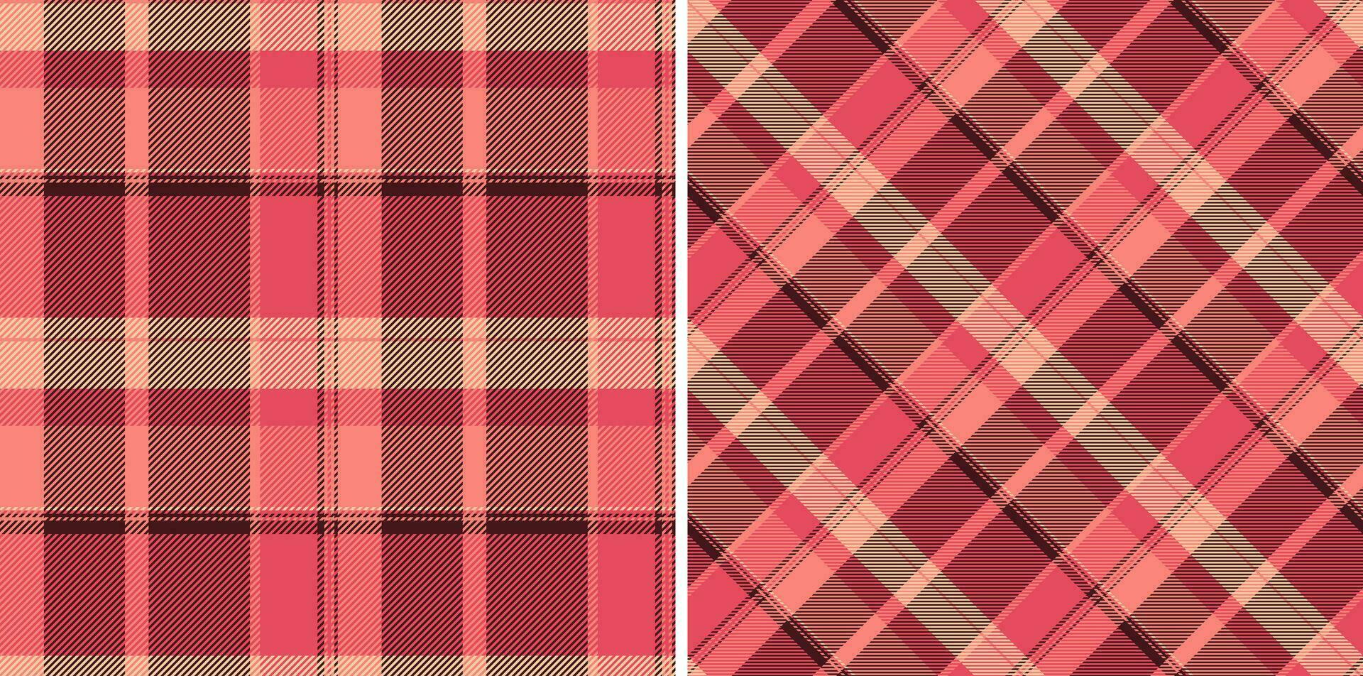 Texture check plaid of seamless vector background with a pattern textile tartan fabric.