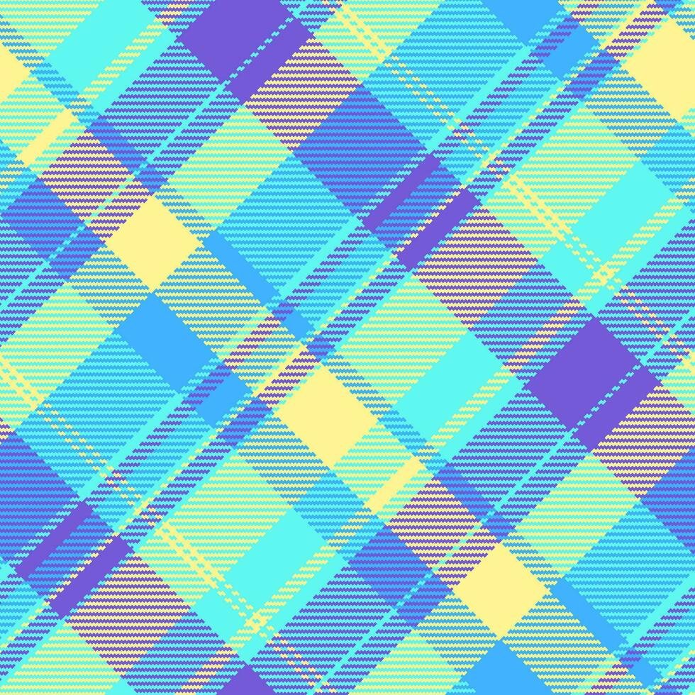 Background fabric textile of pattern plaid check with a tartan seamless texture vector. vector
