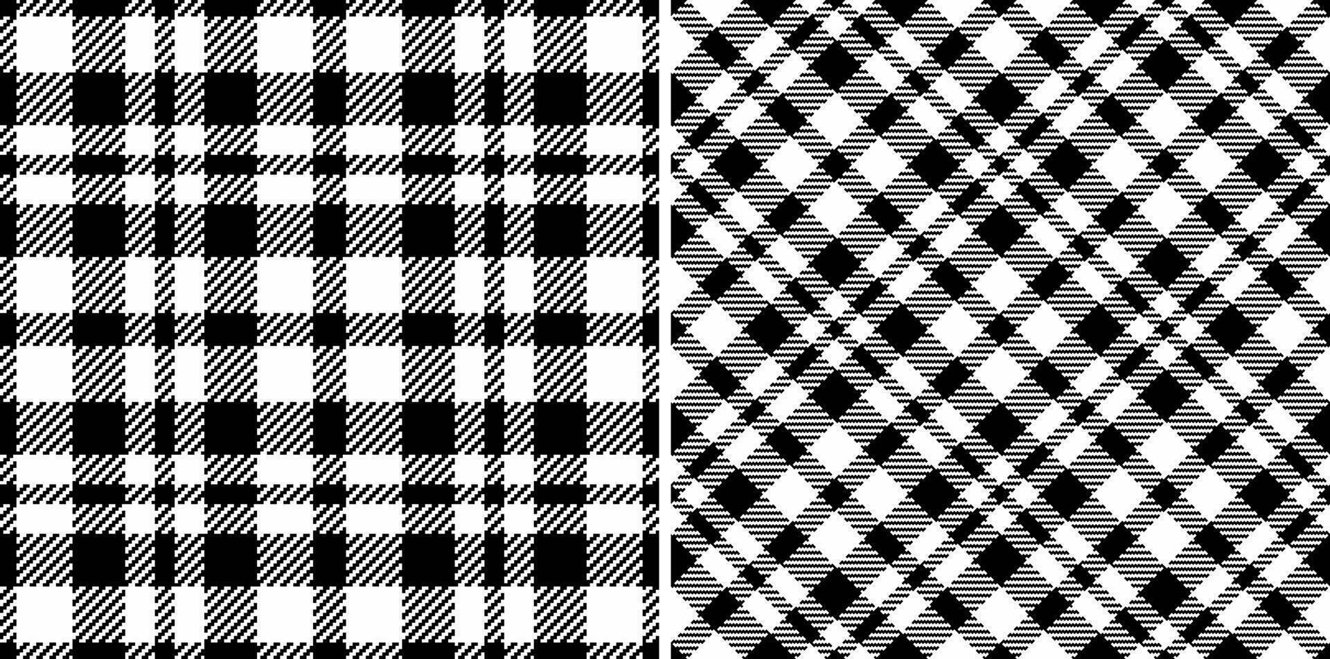 Check seamless tartan of plaid pattern vector with a textile texture background fabric.