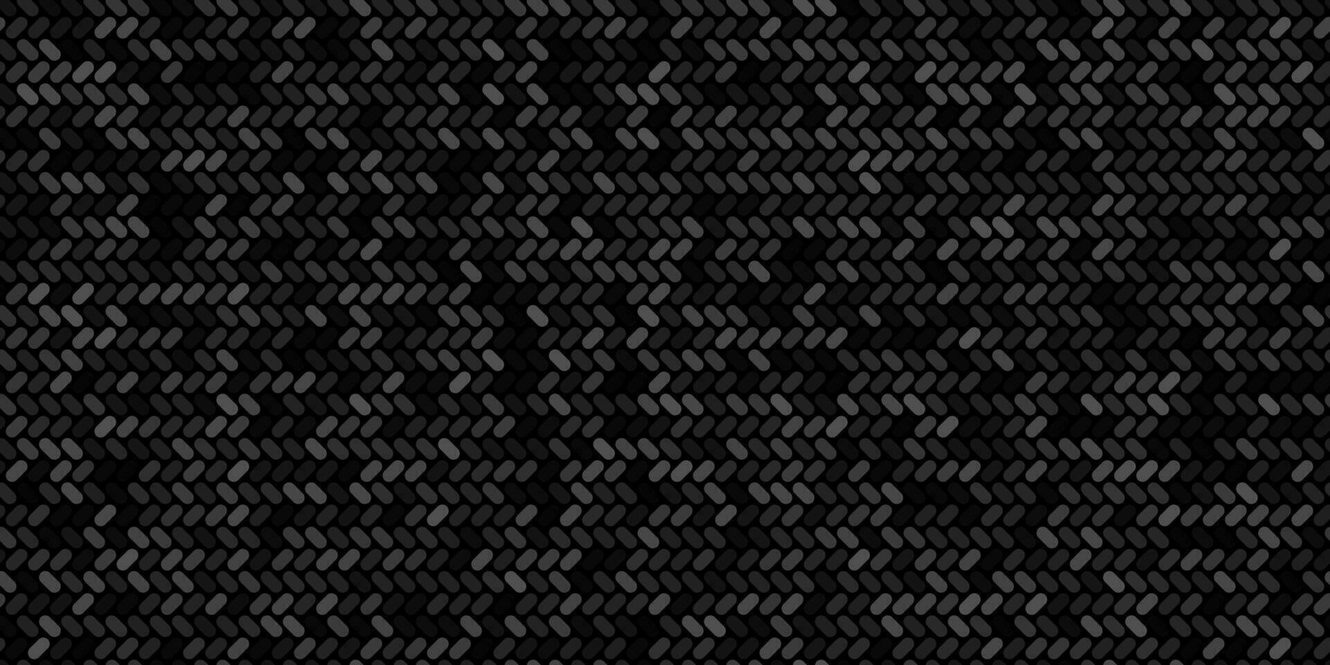 Monochrome dark geometric grid background Modern dark black abstract noise texture vector