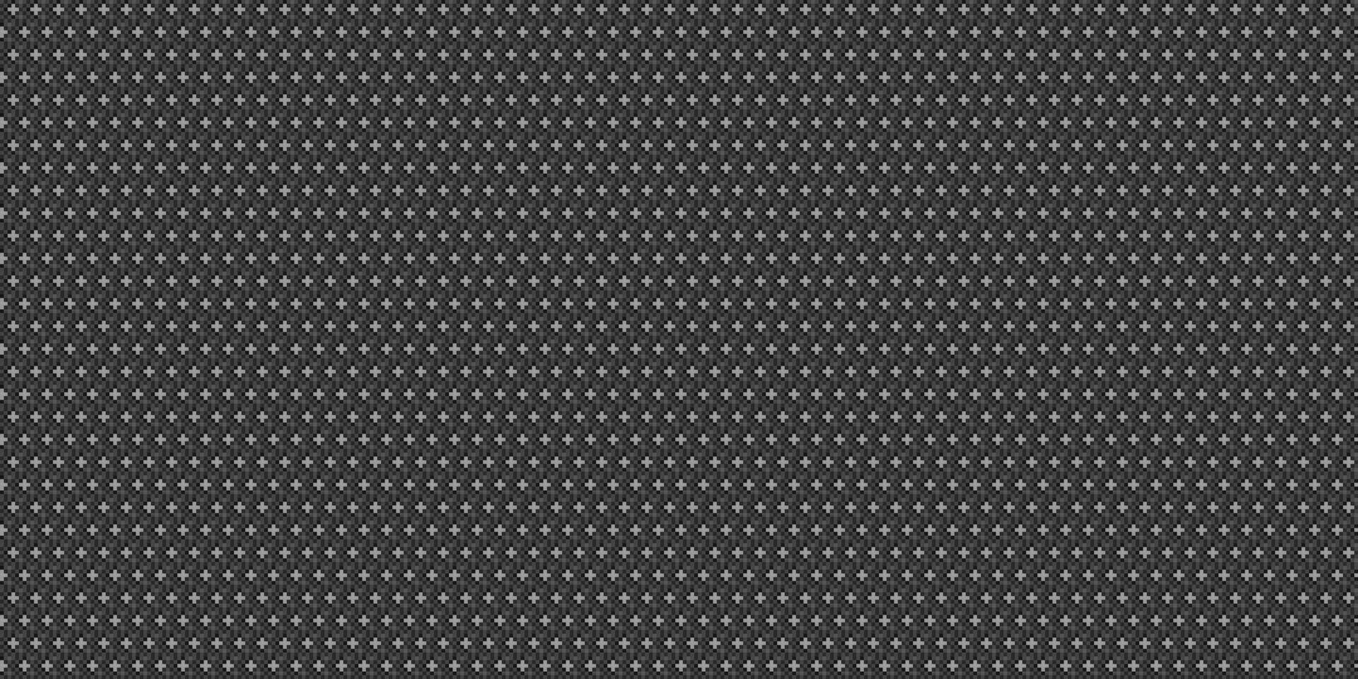 Dark black pixel mosaic abstract seamless geometric grid background vector