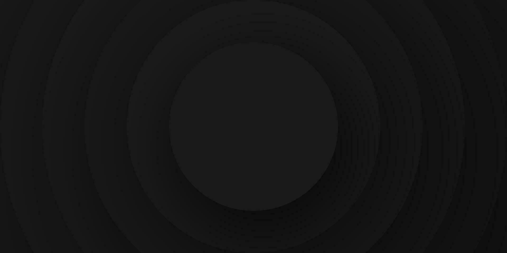 Abstract black and white round background with concentric circles. Vector illustration