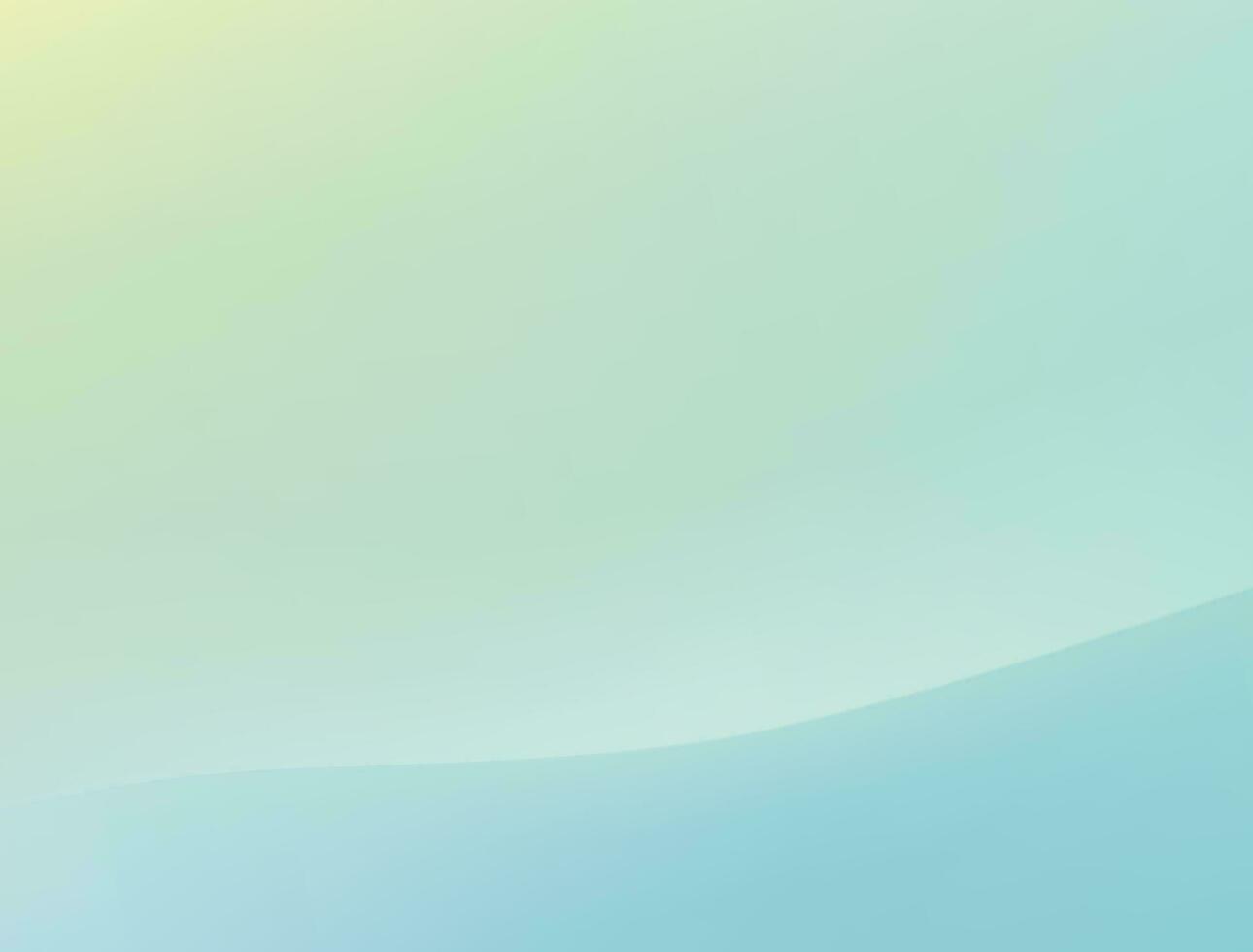 Gradient pastel mixed colours green, blue trendy banner template background vector