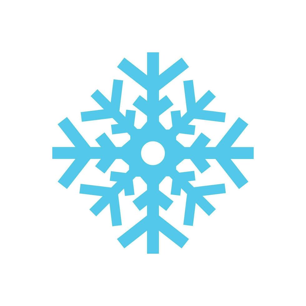 Snowflake icon vector art image illustration isolated. Best for winter theme icon and illustration