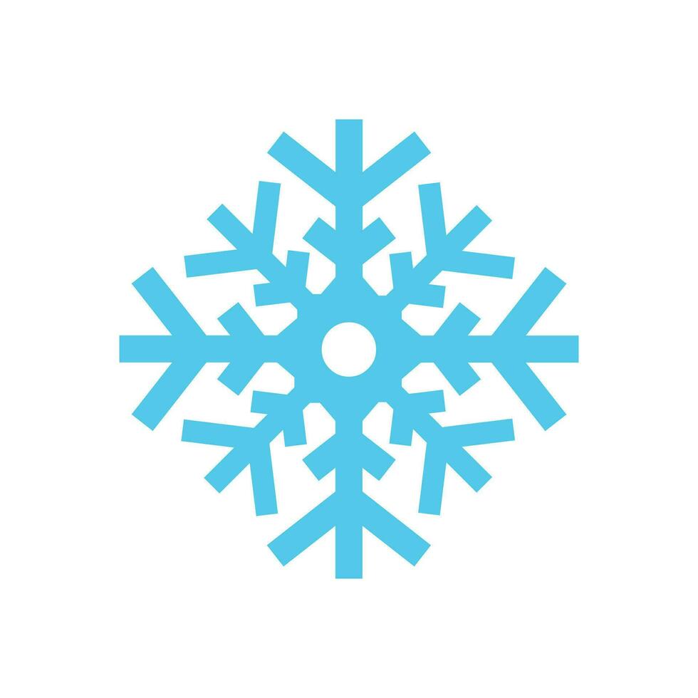 Snowflake icon vector art image illustration isolated. Best for winter theme icon and illustration