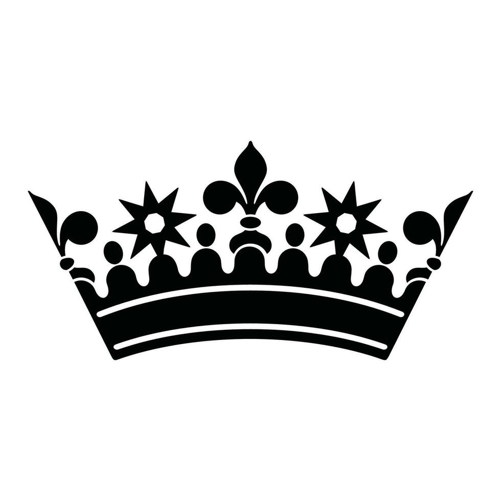 Stylish , fashionable  and awesome  King  and queen typography art and illustrator vector