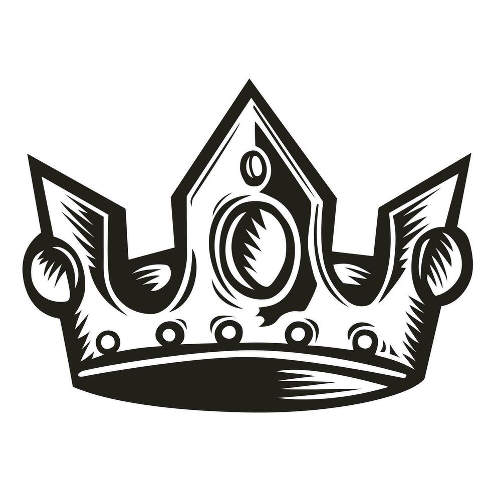 Stylish , fashionable  and awesome  King  and queen typography art and illustrator vector