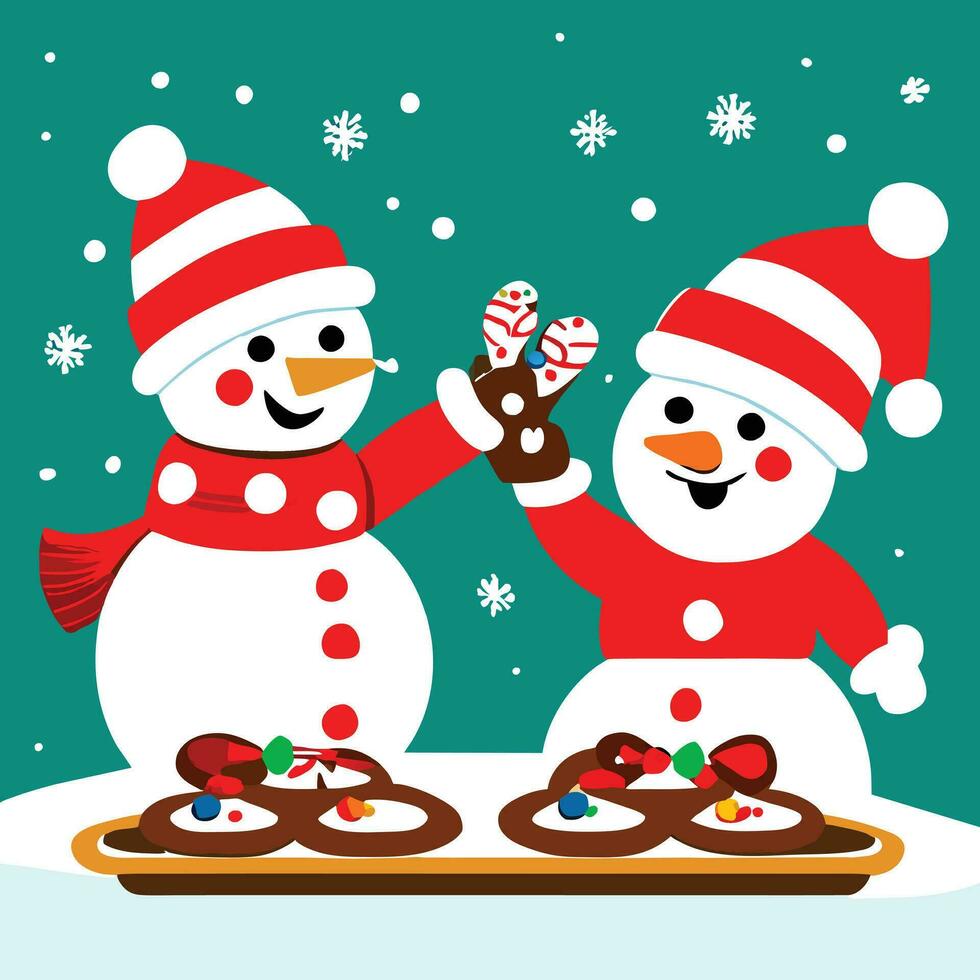 a cartoon santa claus character with a red hat and a red nose vector