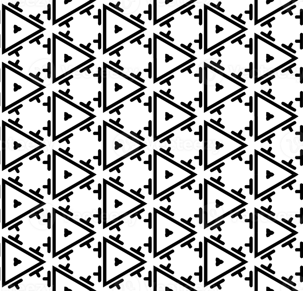 Black seamless abstract pattern. Overlay for background and backdrop. Ornamental design. PNG graphic illustration with transparent background.