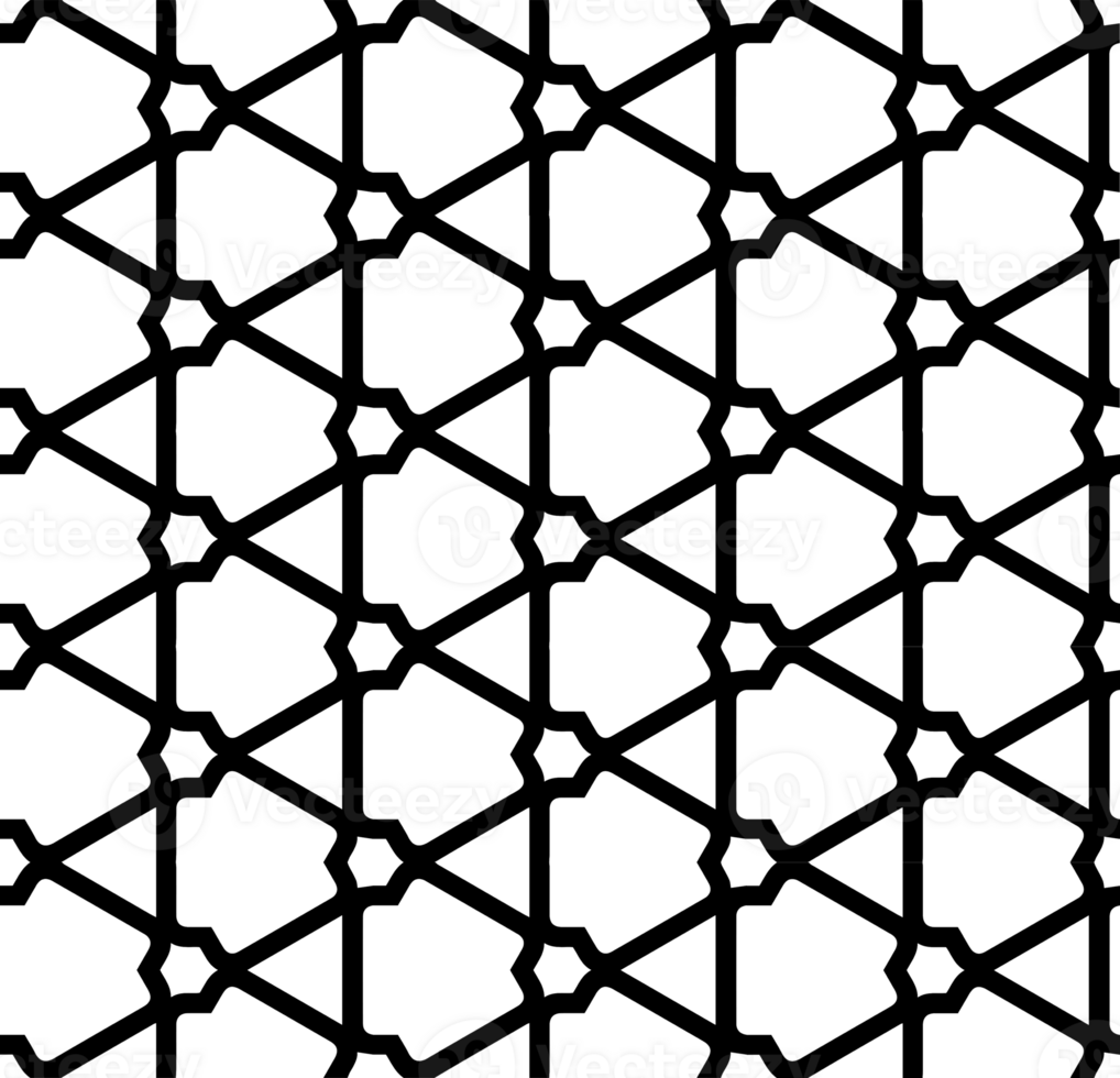 Black seamless abstract pattern. Overlay for background and backdrop. Ornamental design. PNG graphic illustration with transparent background.
