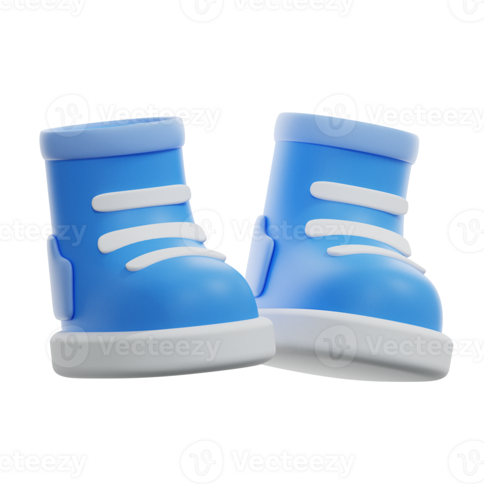 3D rendering shoes icon Illustration png
