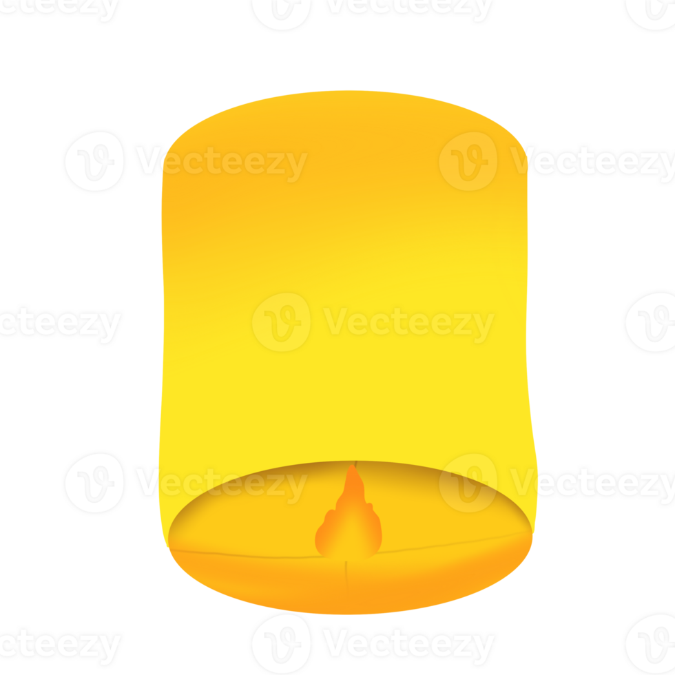 A lamp floating in the sky png