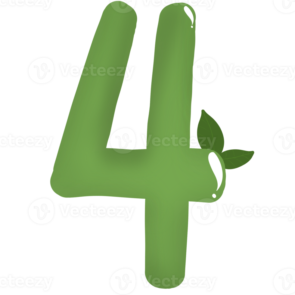 Decorations from fantasy numbers 123 png