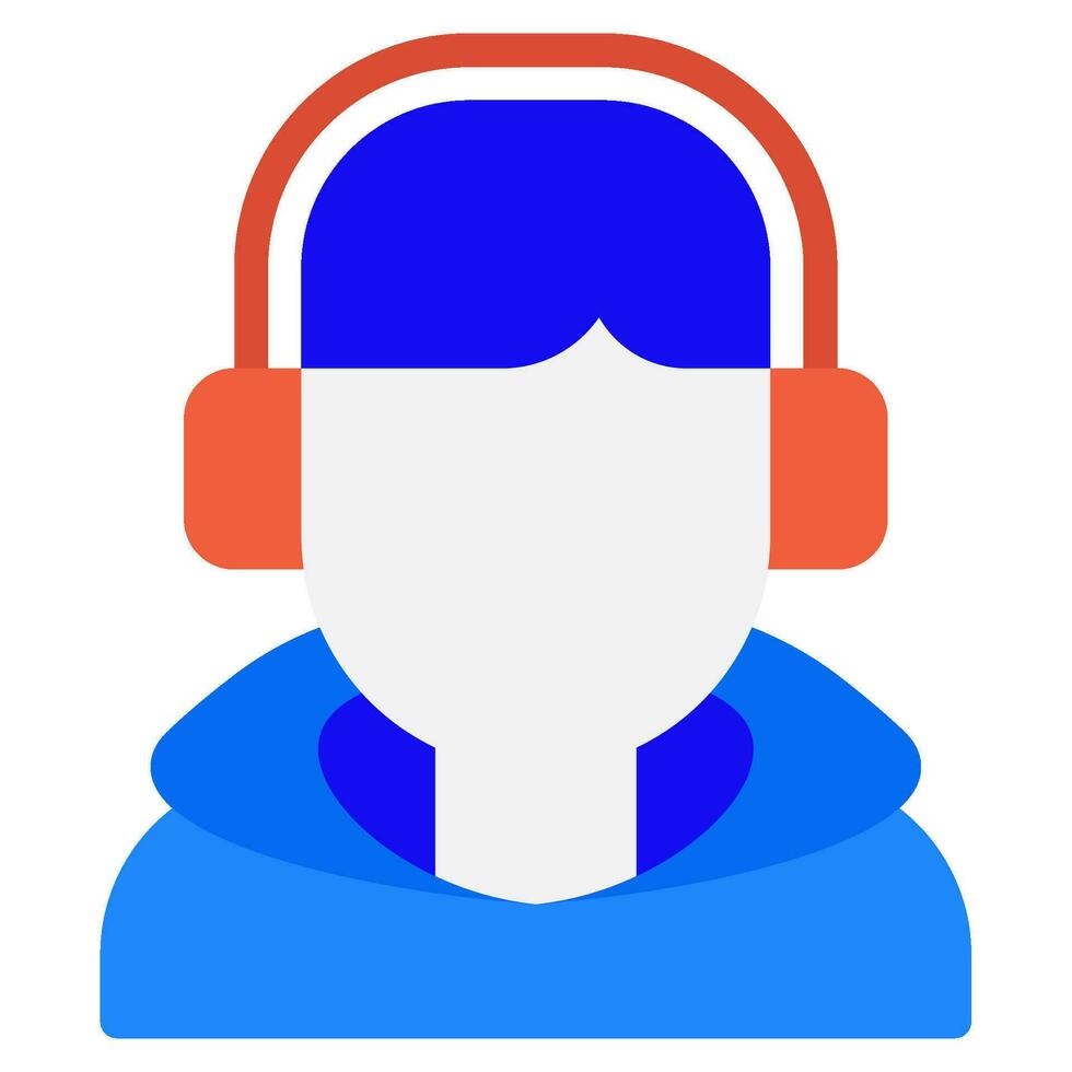 Content creator gamer object illustration vector