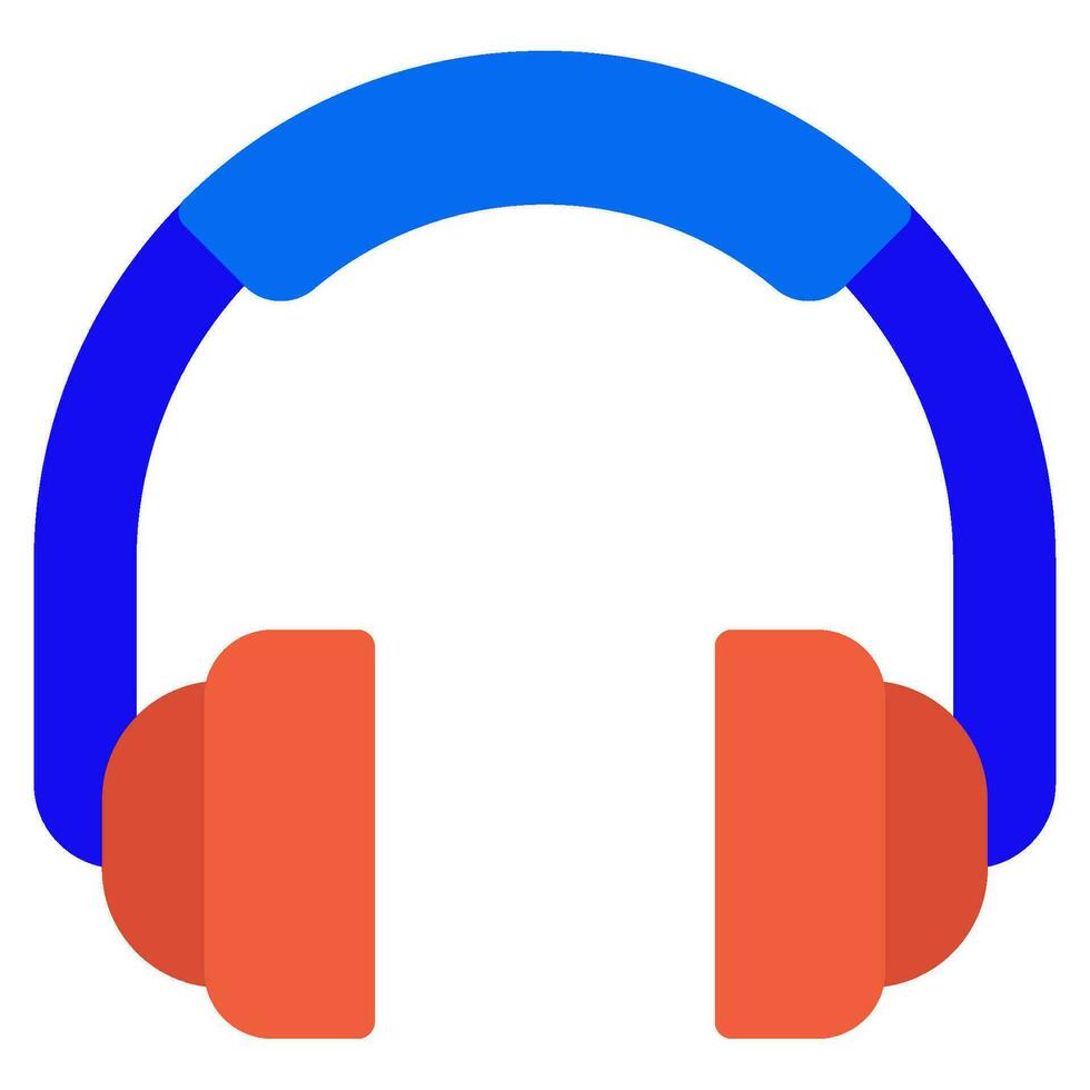 Content creator earphone object illustration vector