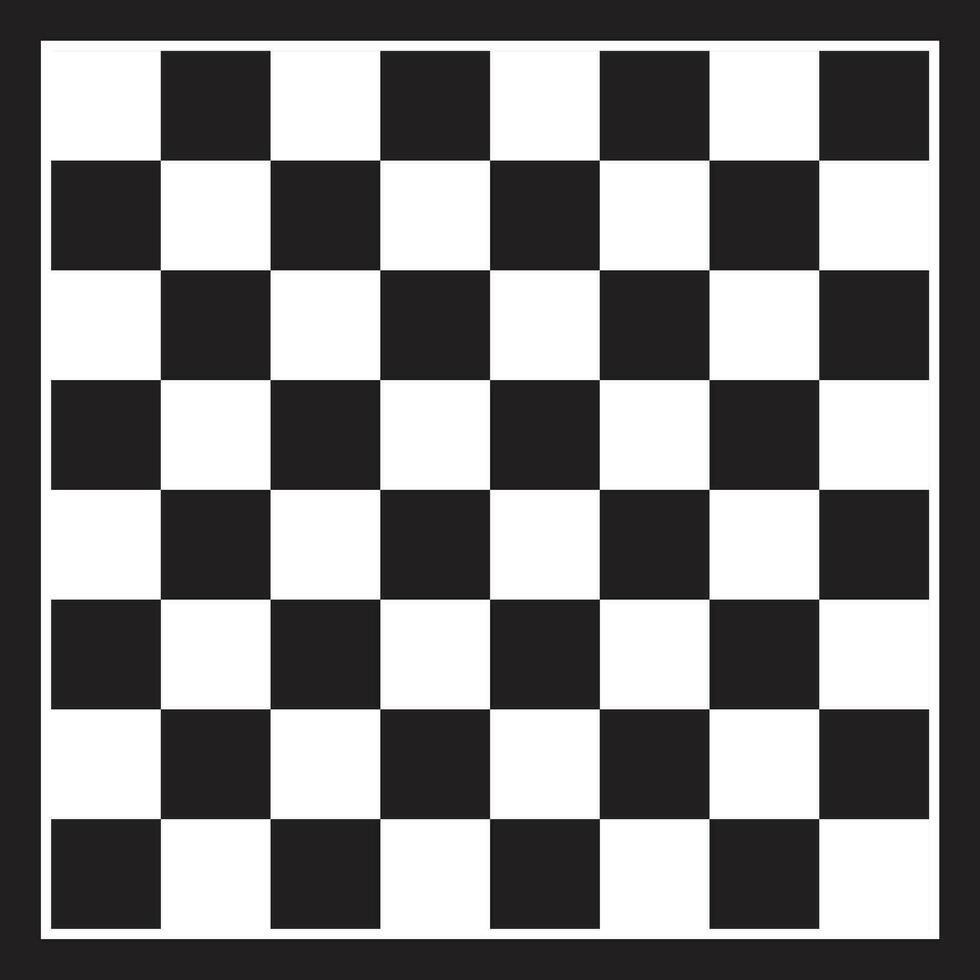 Empty Chess Board Background vector