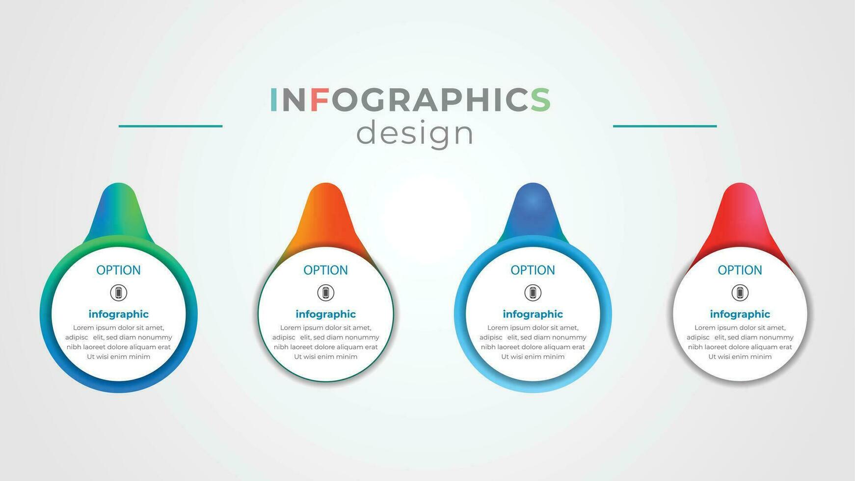 Steps infographics template design vector