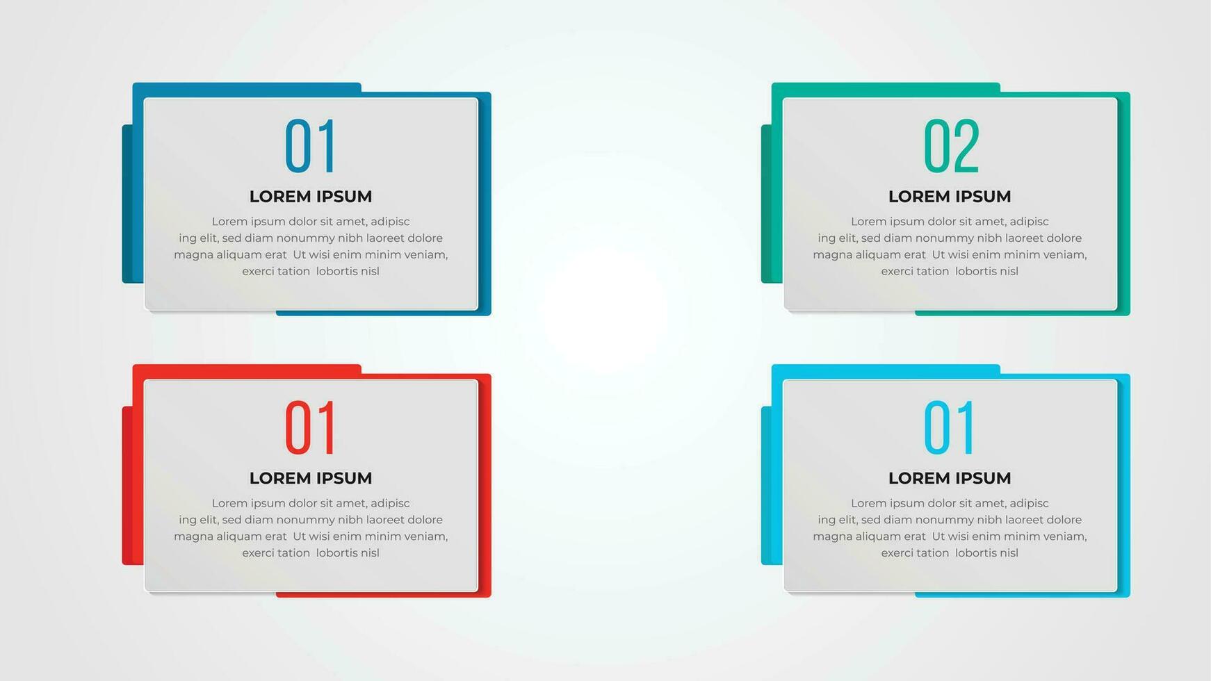 Steps infographics template design vector