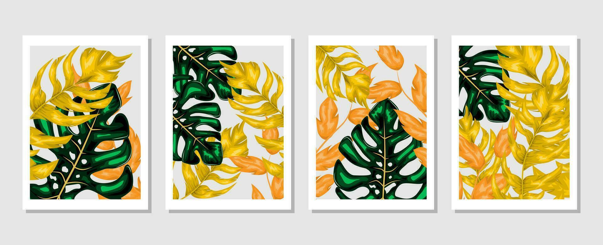 Botanical Harmony. Elegant Vector Illustrations for Organic Design