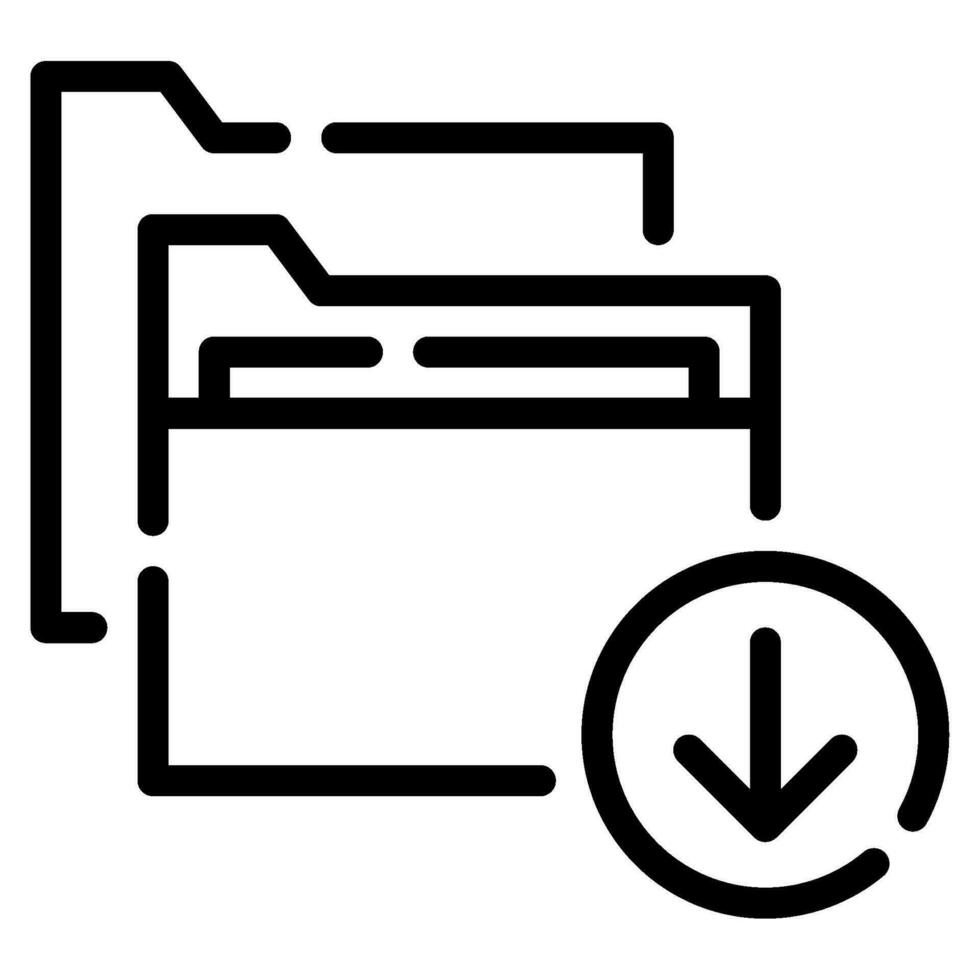 Retrieve Data icon illustration vector