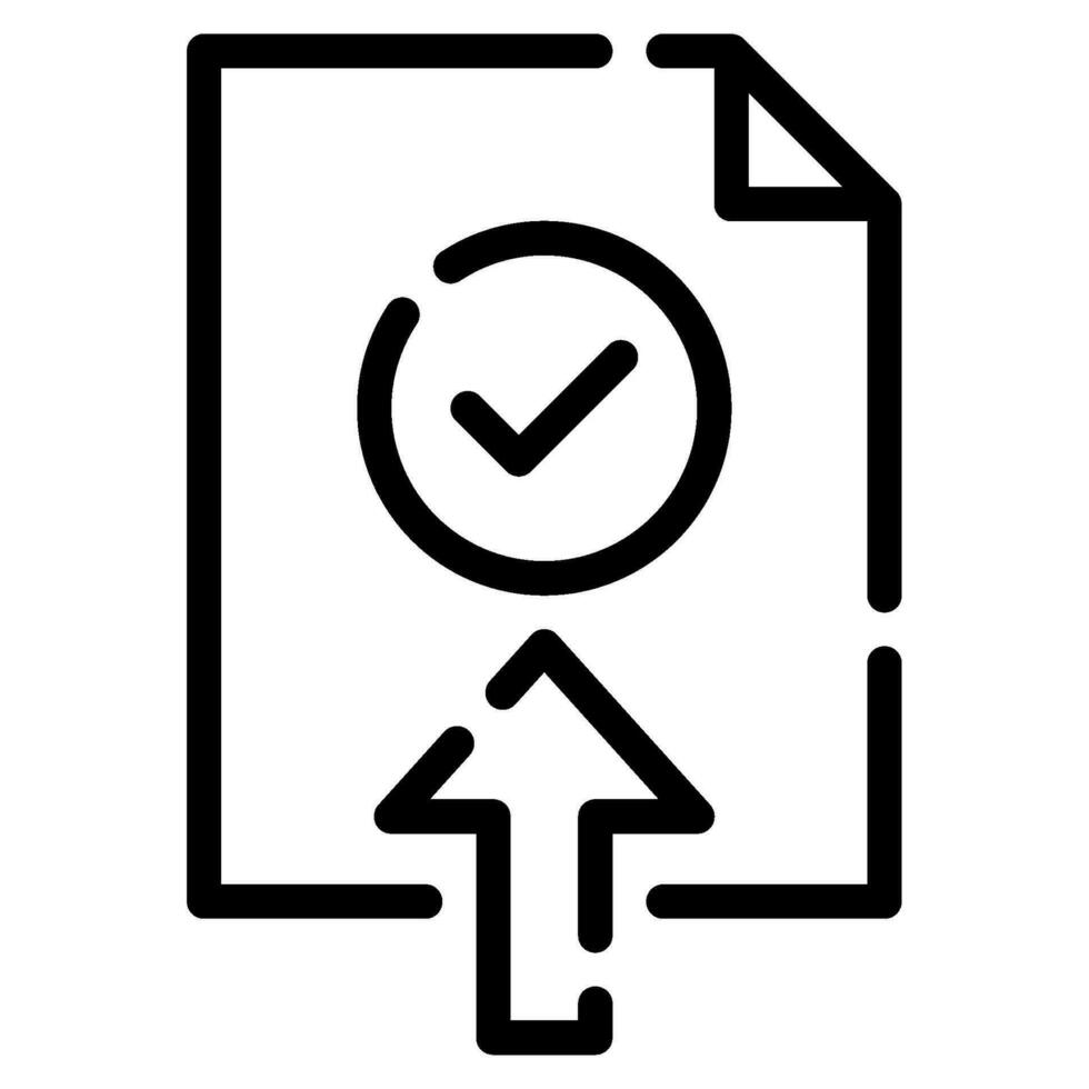 Upload Status icon illustration for uiux, infographic, web, app, etc vector