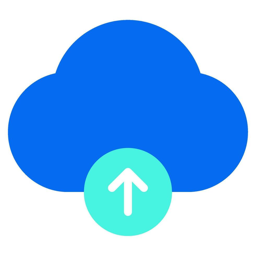 Cloud Upload icon illustration for uiux, infographic, web, app, etc vector