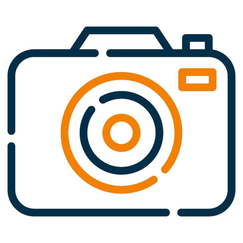 cámara icono ilustración para web, aplicación, infografía vector