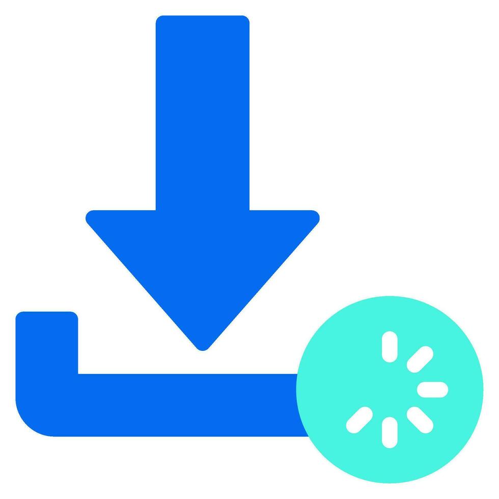 Down Progress icon illustration vector