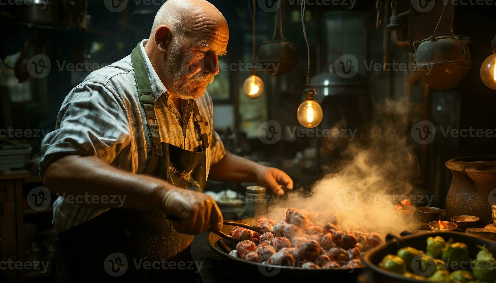 ai generado sonriente hombre, iluminado ciudad, seguro, disfrutando la vida nocturna, mirando a cámara generado por ai foto