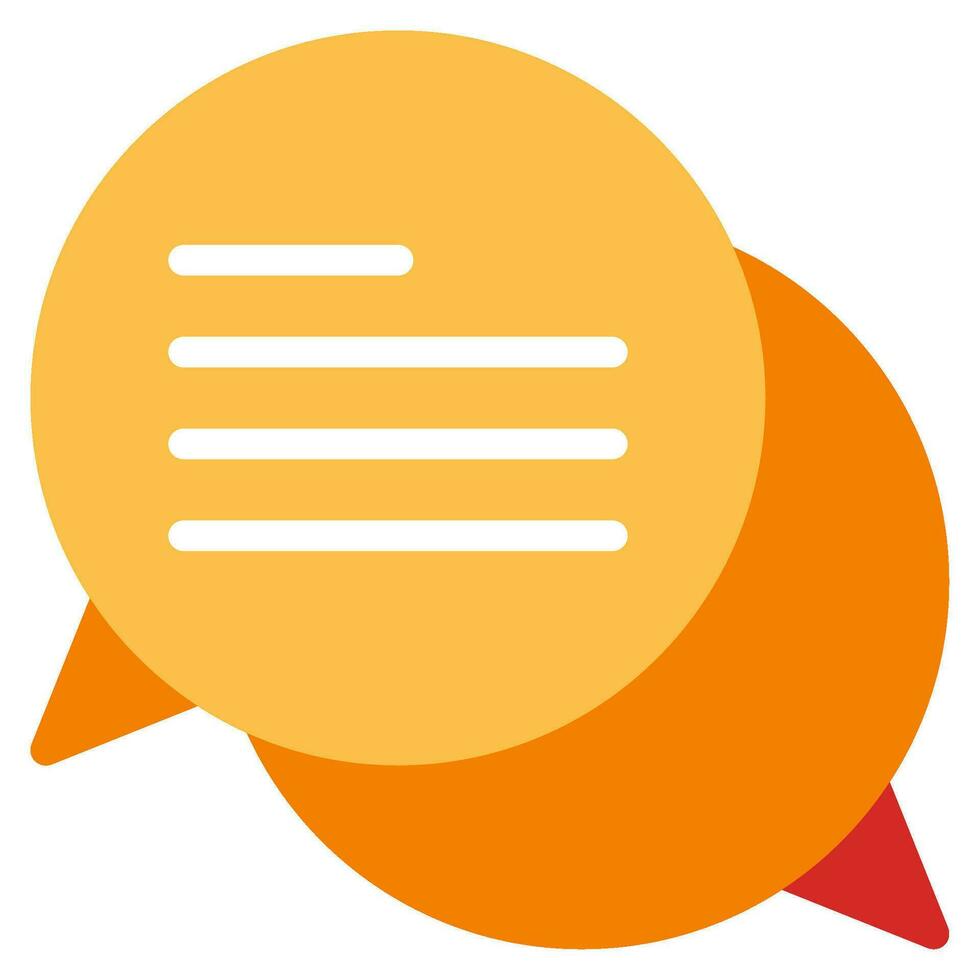 Chat icon Illustration for web, app, infographic vector