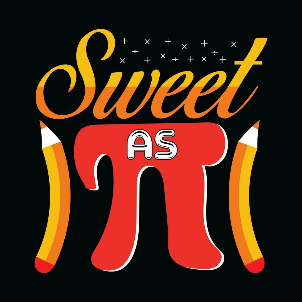 Math T-shirt Design vector